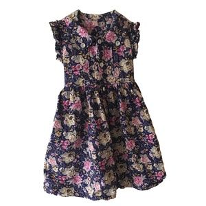 SUNBOREE GIRL'S FLORAL COTTON DRESS SIZE 6-7